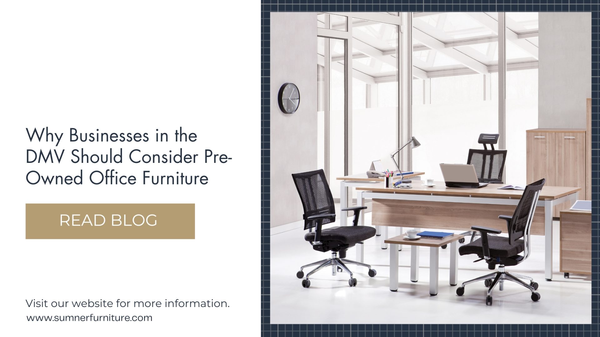 Why Businesses in the DMV Should Consider Pre Owned Office Furniture scaled